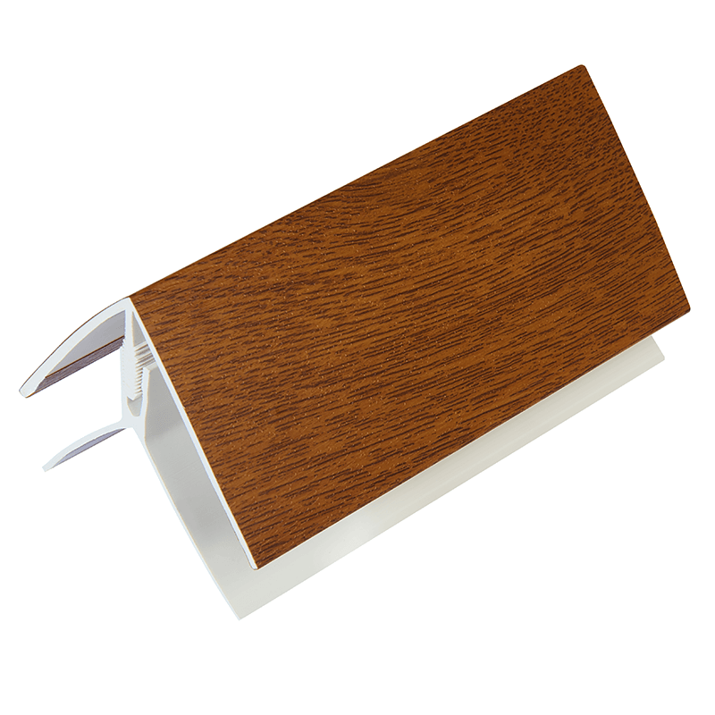 2-Part External Cladding Corner Trim Light Oak 5m (M/F) image